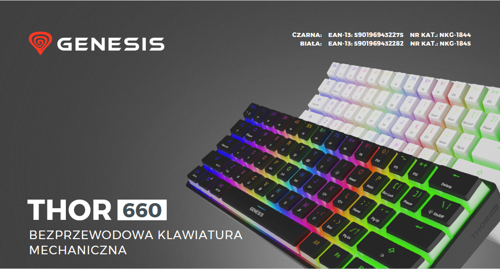 Genesis Thor 660 – zupełnie nowe spojrzenie na mechaniczną klawiaturę